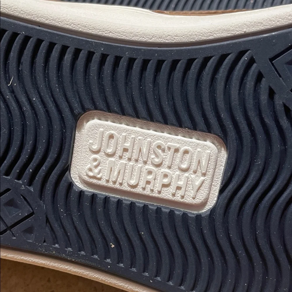 Johnston & Murphy Chestnut Brown Leather Derby Sneakers